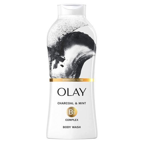 Olay Cleansing Infusion Body Wash, Charcoal + Mint, 22 oz