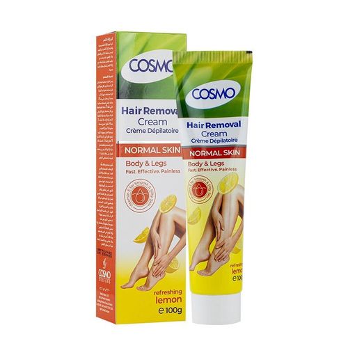 Cosmo Refreshing Lemon Body & Legs Hair Removal Cream 100G-White