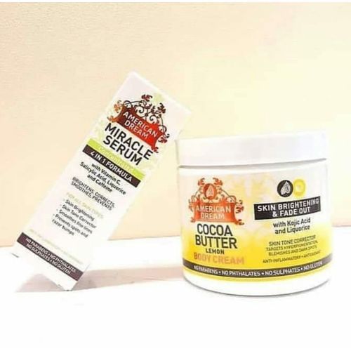 American Dream Set, Coco Butter Lemon Cream