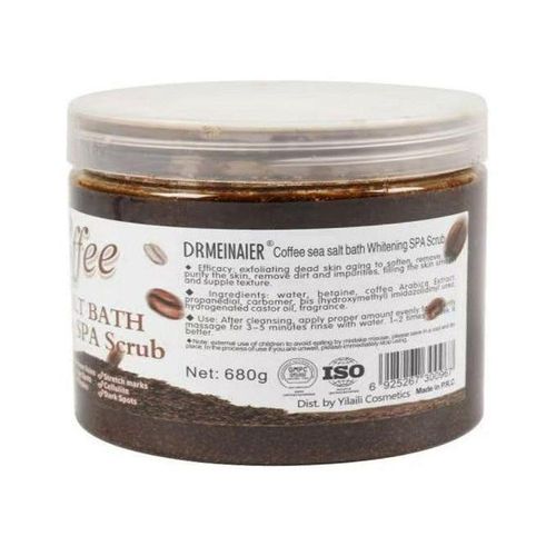 Dr Meinaire  Coffee Sea Salt Bath Whitening Spa Body Scrub-680g