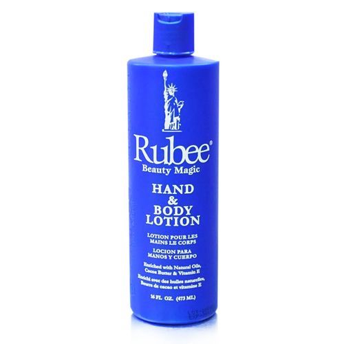 Rubee Hand & Body Lotion  16fl. (473ml).