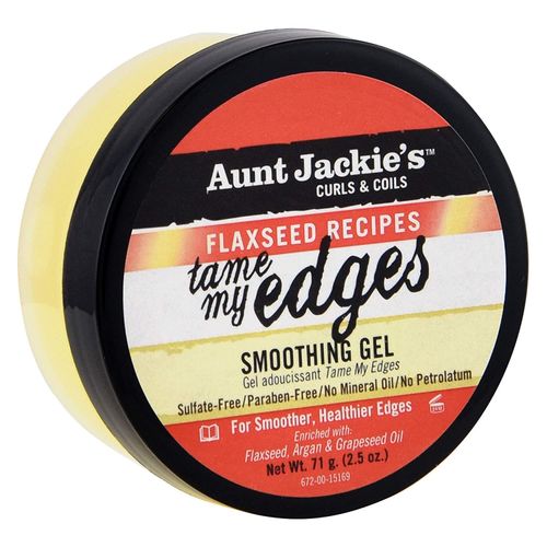 Aunt Jackie'S Flaxseed Recipes Tame My Edge Smoothing Hair Gel For Smoother, Healthier Edges, 2.5oz