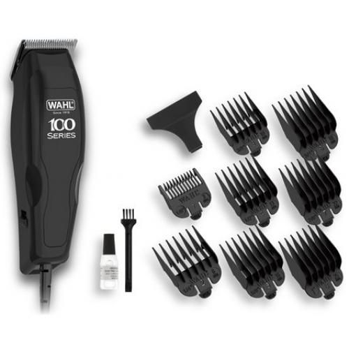 Wahl Home Pro 100 12 Pieces Grooming Kit Corded Hair Clipper - Black