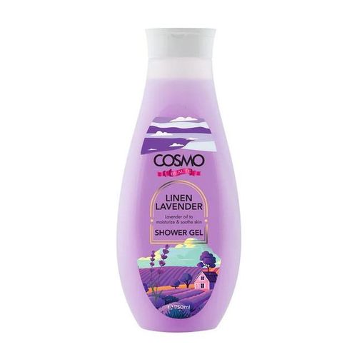 Cosmo BEAUTE LINEN LAVENDER SHOWER GEL  &ndash; 750ML (UK)