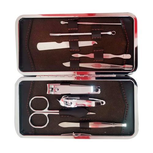 Multipurpose Manicure Pedicure Nails Tool  Set - Silver