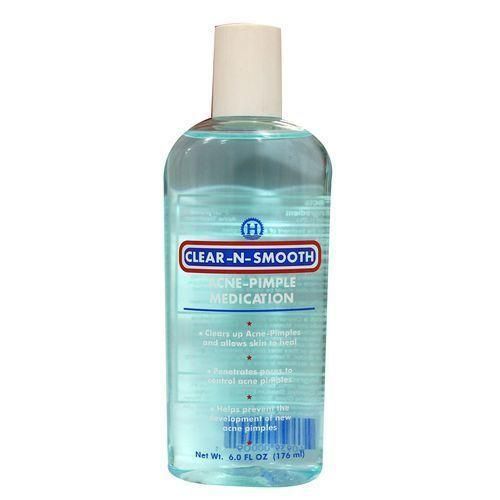 Clear N Smooth Acne Pimple Medication Cleanser 176Ml-Blue