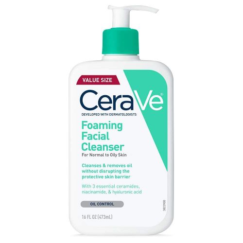 Cerave Foaming Facial Cleanser Daily Face Wash for Oily Skin -473ml
