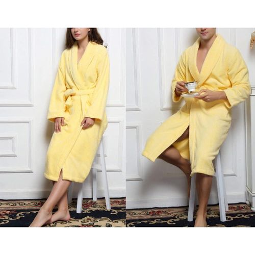 Unisex Bathrobes White