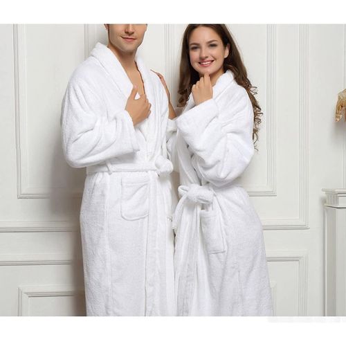 Unisex Bathrobes White