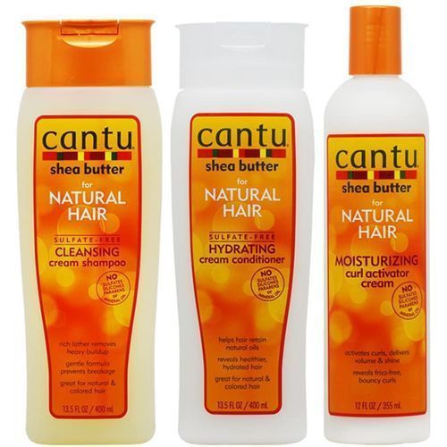 Cantu Moisturising Curl Activator-355ml ,Hydrating Conditioner-400ml  And Cleansing Shampoo-400ml-3pcs (Image May Vary)