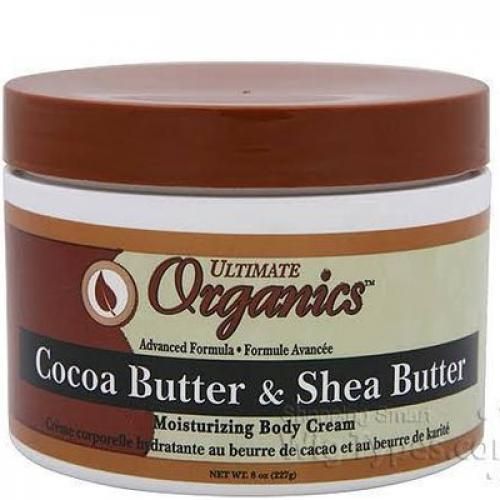 Cocoa Ultimate Organics Cocoa Butter & Shea Butter Moisturizing Body Cream 227g