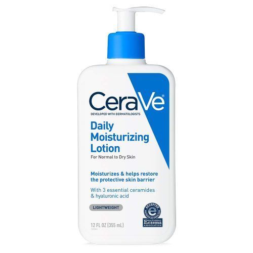 Cerave Daily Moisturizing Face & Body Lotion for Dry Skin With Hyaluronic Acid 12 Oz