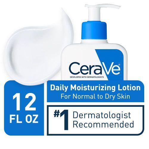 Cerave Daily Moisturizing Face & Body Lotion for Dry Skin With Hyaluronic Acid 12 Oz