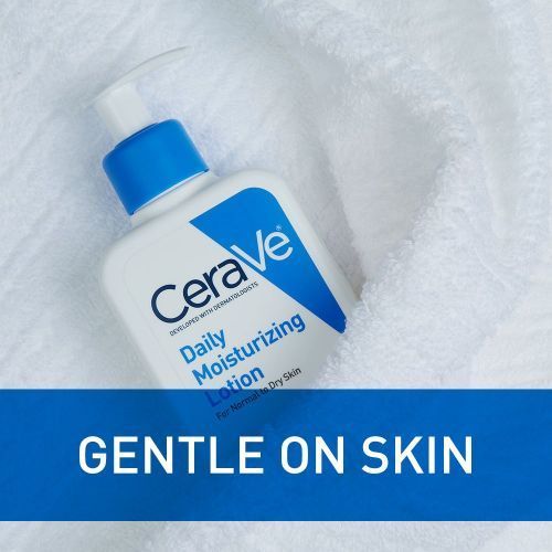 Cerave Daily Moisturizing Face & Body Lotion for Dry Skin With Hyaluronic Acid 12 Oz