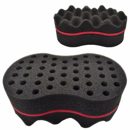 Wave Barber Hair Brush Sponge - Black
