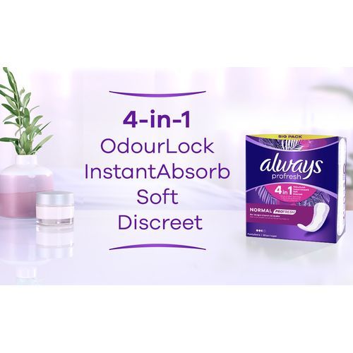 Always Dailies Panty Liners, Profresh, Large, Odour Neutralizer, 40 Liners (UK)