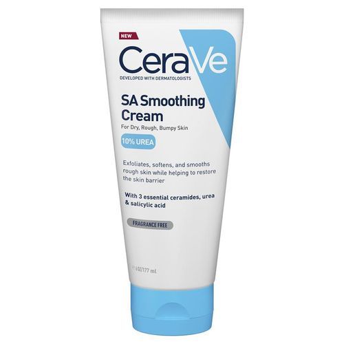 Cerave SA Smoothing Cream For Rough And Bumpy Skin With Salicylic Acid, 177ml