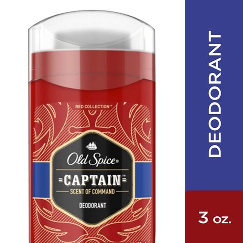 Old Spice Red Collection Captain Scent Deodorant For Men, 3oz.