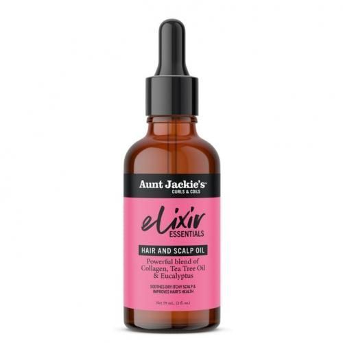 Aunt Jackie'S Curls & Coils Alixir Collagen, Tea Tree & Eucalyptus Hair & Scalp Oil 59ml