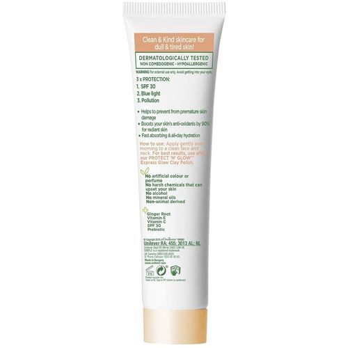Simple Protect 'N' Glow SPF 30 For Glowing Skin Triple Protection, Vitamin C Face Cream, 40 ml