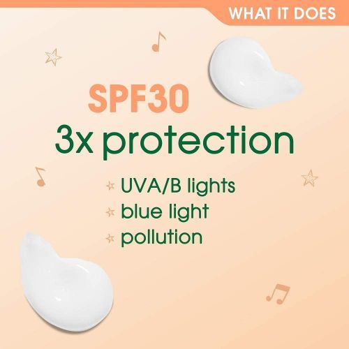 Simple Protect 'N' Glow SPF 30 For Glowing Skin Triple Protection, Vitamin C Face Cream, 40 ml
