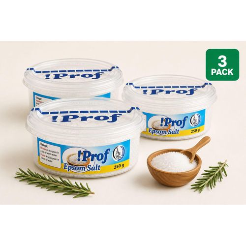 !Prof Three Packs 250g !Prof Epsom Salt
