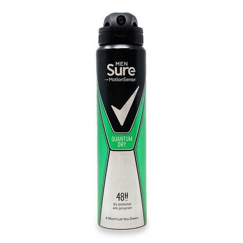 Sure Men Quantum Aerosol Anti-Perspirant Deodorant 250ml.