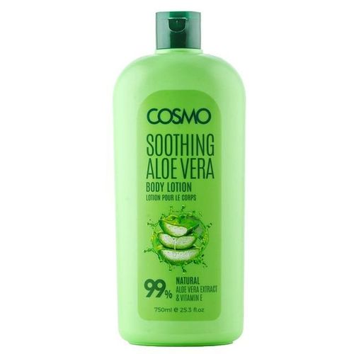 Cosmo SOOTHING ALOE VERA BODY LOTION 99% NATURAL &ndash; 750ML WITH PUMP