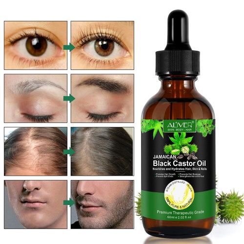 Aliver (3 pack) Jamaican Black Castor Oil Massage Oil Jamaican Black Castor Oil Hair Care Essential Oil