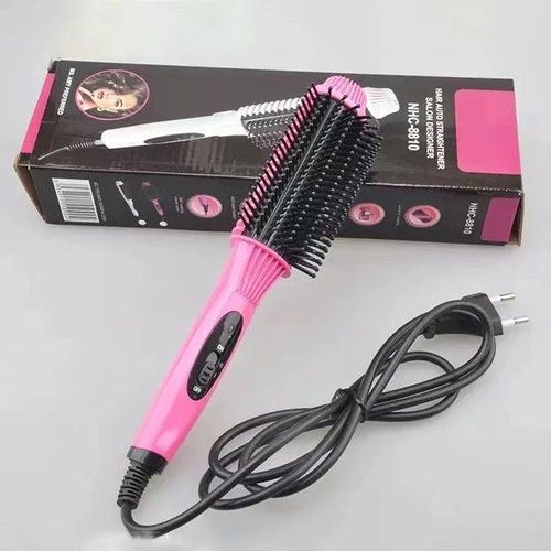 Professional Electric Hair Straightener Hand-held Portable Brush Hair Straightener Healthy Comb