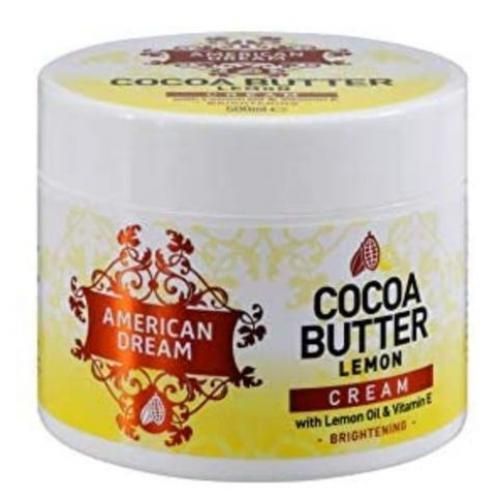 American Dream Cocoa Butter  Lemon Oil & Vitamin E Cream 500ml