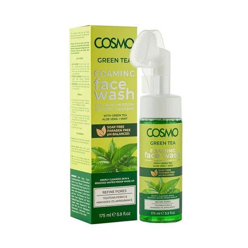 Cosmo Green Tea Foaming Face Wash-175Ml