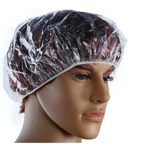 50 Pcs  Shower Caps Pack   -- CLEAR