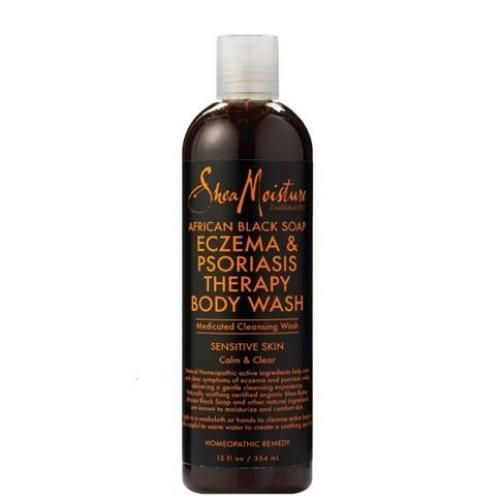 Shea Moisture African Black Soap Eczema Psoriasis Therapy Medicated Body Wash 354ml