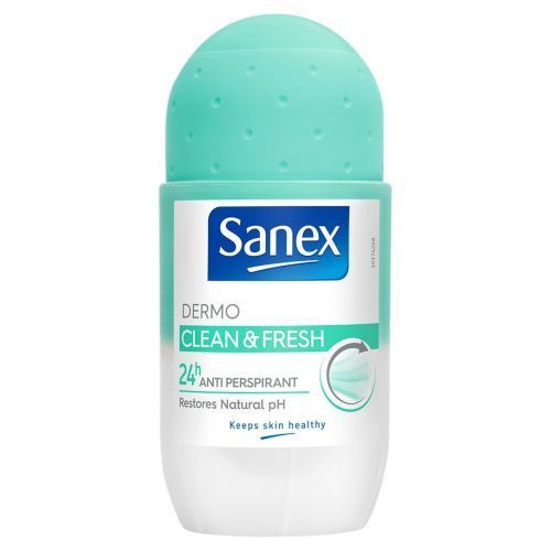 Sanex Dermo Clean & Fresh Antiperspirant Deodorant  Roll-On 50ml