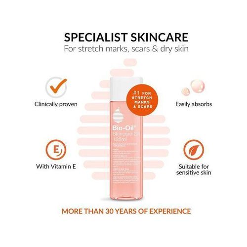 Bio Oil  Skincare Oil - Improve The Appearance Of Scars, Stretch Marks And Skin Tone, 125ml