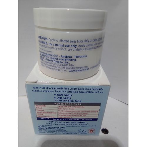 Palmer'S Skin Success Anti - Dark Spot Fade Cream For All Skin Types, 75g