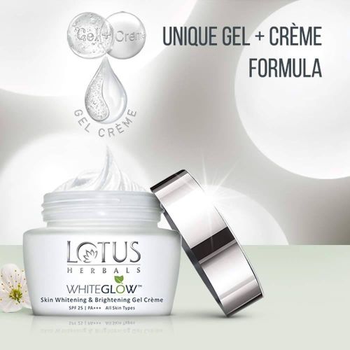 Lotus Herbals WHITEGLOW Skin Brightening Gel Cream SPF 25 PA+++