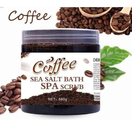 Dr Meinaire  Coffee Sea Salt Bath Whitening Spa Body Scrub-680g