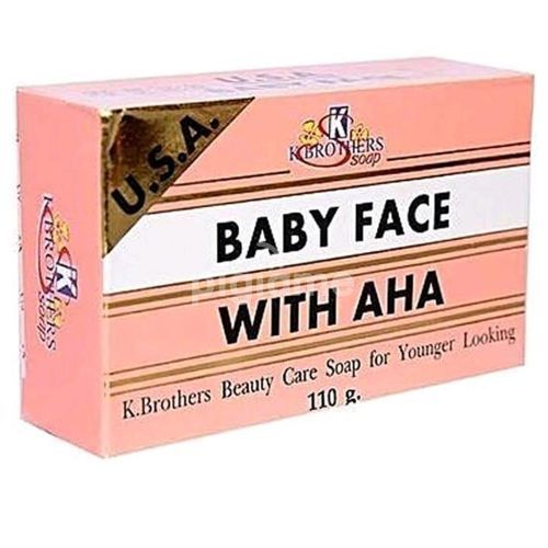 K Brothers USA Baby Face With AHA Soap 110g