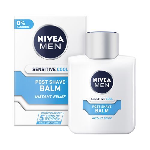 NIVEA Men Sensitive Cool Post Shave Balm - instantly soothes skin, 100ml