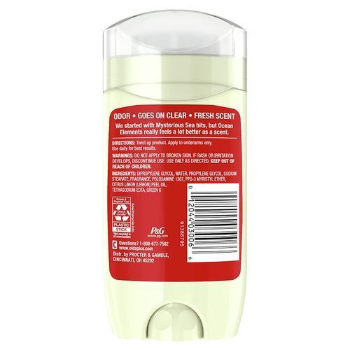 Old Spice Aluminum Free Deodorant For Men, Deep Sea With Ocean Elements Scent, 3oz