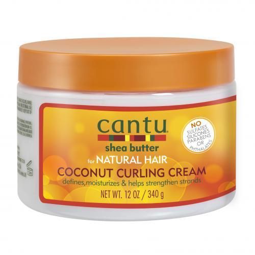 Cantu Shea Butter Natural Hair Coconut Curling Cream, 340 G [Image May Vary]