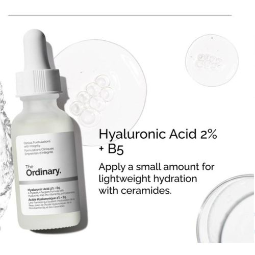 The Ordinary Skin Support Set DOU PACK: Niacinamide 10% + Zinc 1%, Hyaluronic Acid 2% + B5 - 2 x 30 mL