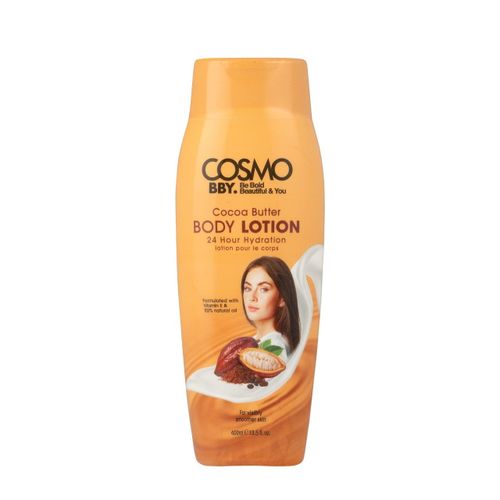 Cosmo Cocoa Butter Body Lotion (BBY Series) 400Ml-Brown