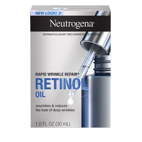 Neutrogena Rapid Wrinkle Repair Retinol Face Serum, Deep Wrinkle Treatment, 0.3% Concentrated Retinol, 1oz