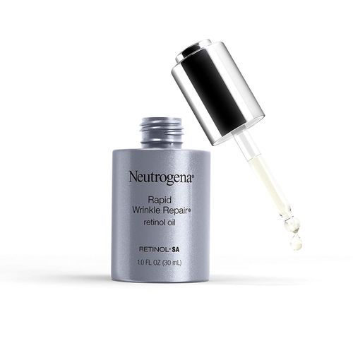 Neutrogena Rapid Wrinkle Repair Retinol Face Serum, Deep Wrinkle Treatment, 0.3% Concentrated Retinol, 1oz