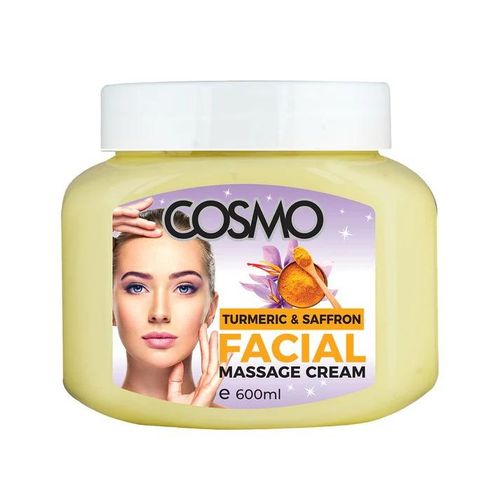 Cosmo Turmeric & Saffron Facial Massage Cream 600Ml-White