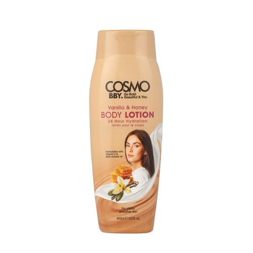 Cosmo Vanilla & Honey Body Lotion (BBY Series) 400Ml-Brown