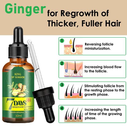 7 Day Ginger Hair Growth Oil  - 30ml